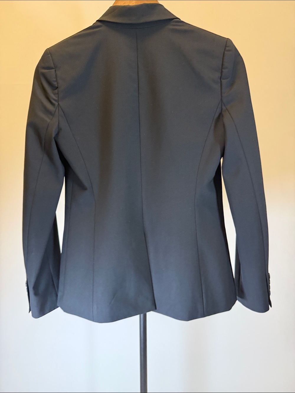 J.Crew Black 1035 One-Button Bi-Stretch Wool Blazer Suit Jacket | Size 2 - Picture 7 of 11